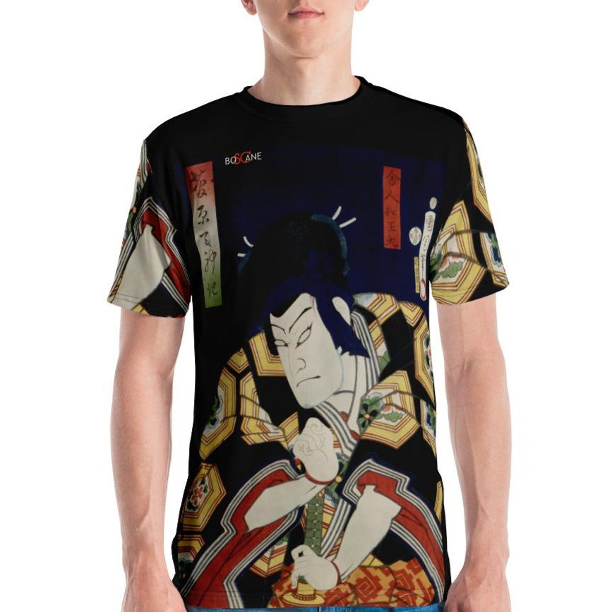 One of the portraits from the collection of portraits by Toyohara Kunichika,  Men's T-shirt
