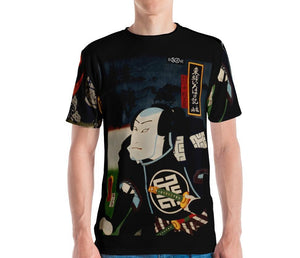 [Different prints on both sides] Portraits from the collection of portraits by Toyohara Kunichika,Men's T-shirt