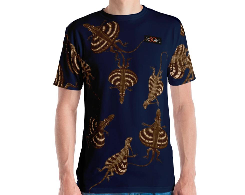 "Dracos R Fly" in gold version, 4 COLOR VARIANTS. Men's T-shirt