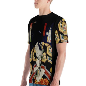One of the portraits from the collection of portraits by Toyohara Kunichika,  Men's T-shirt