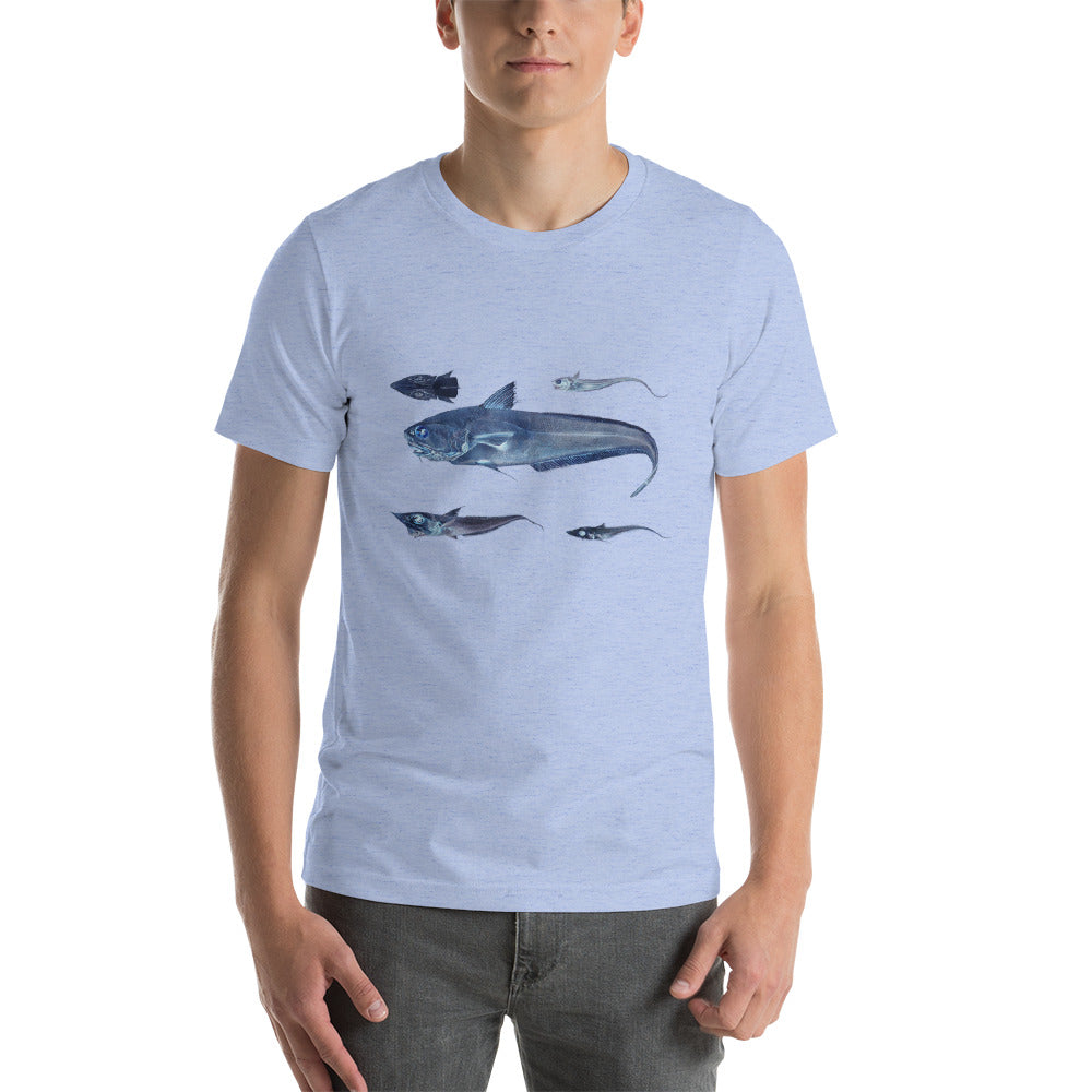 Fish illlustration, with a special chromatic effect. Short-Sleeve Unisex T-Shirt