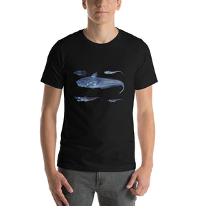 Fish illlustration, with a special chromatic effect. Short-Sleeve Unisex T-Shirt
