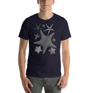 Sea stars illustration on Short-Sleeve Unisex T-Shirt