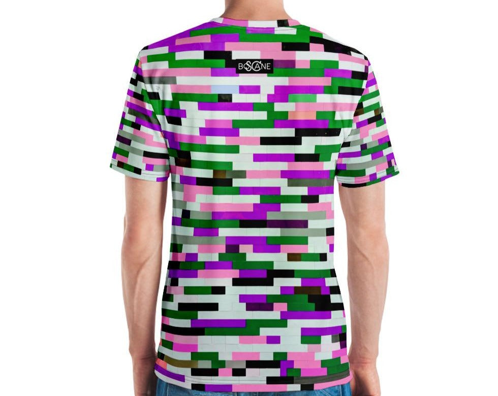 Another awesome chromatic version of the famous  "Lego Wailing Wall", 2 COLOR VARIANTS.Men's T-shirt